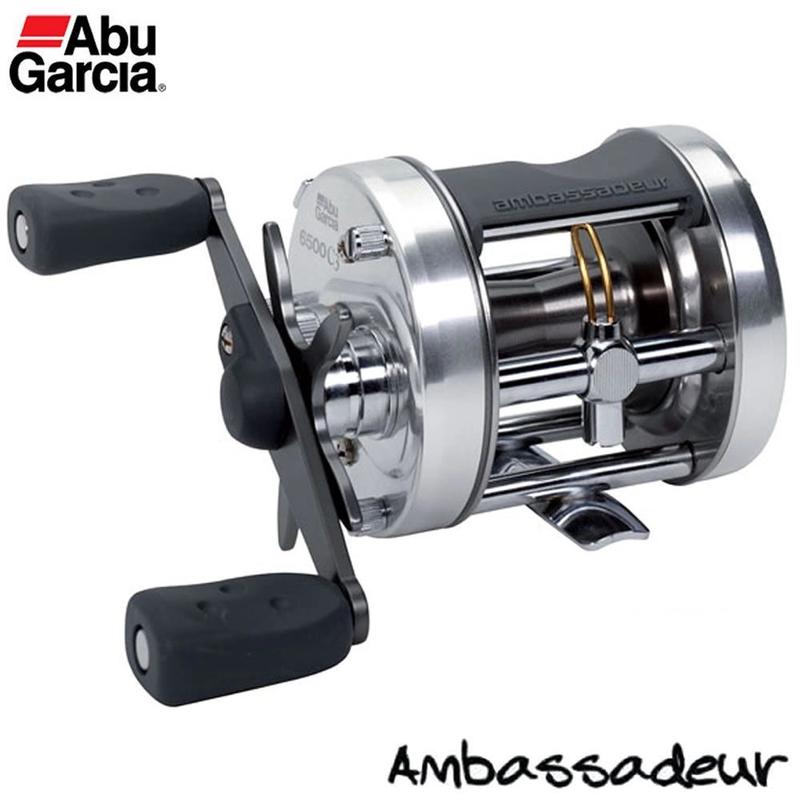 Carretilha de pesca abu garcia ambassadeur 6500/6501 c3 classic